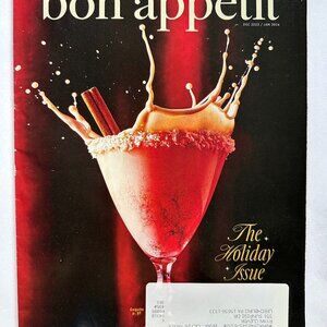 Bon Appetit Magazine December 2023/January 2024 The Holiday Issue With Label